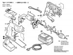 Bosch 0 601 938 666 Gbm 9,6 Ves-2 Cordless Drill 9.6 V / Eu Spare Parts